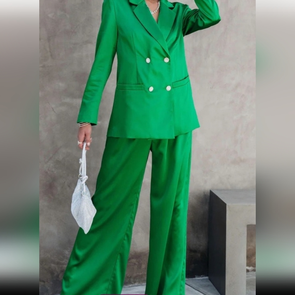 Vici Vibrant Green Pantsuit